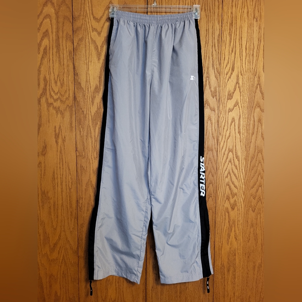 Starter Gray & Black Lightweight Active Pant Size Medium